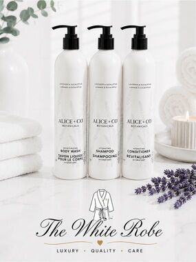(3 PACK) SHAMPOO, CONDITIONER & BODY by ALICE & Co. LAVENDER & EUCALYPTUS